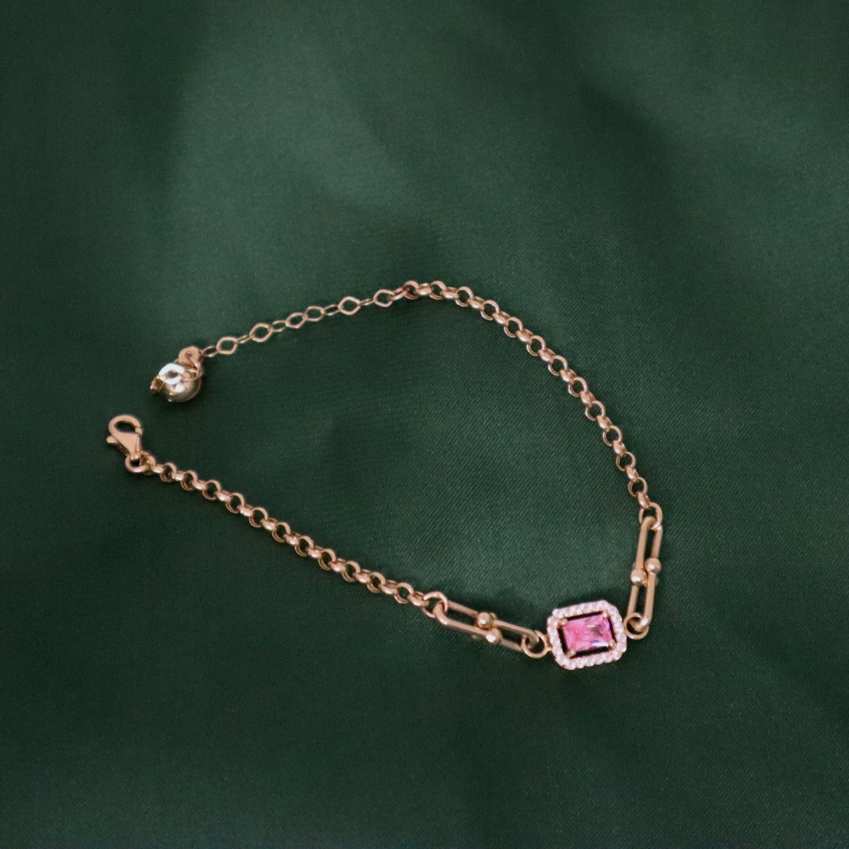 Pink Stone Bracelet