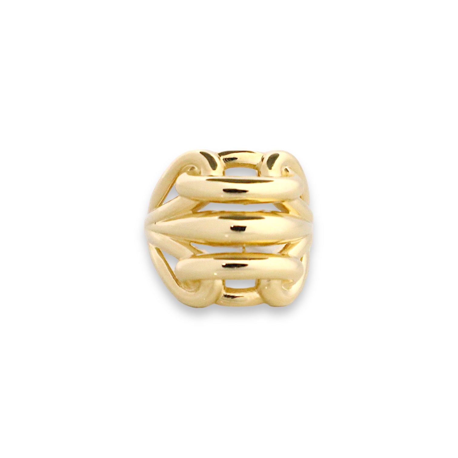 Cylinders Ring - 14k Gold Ring