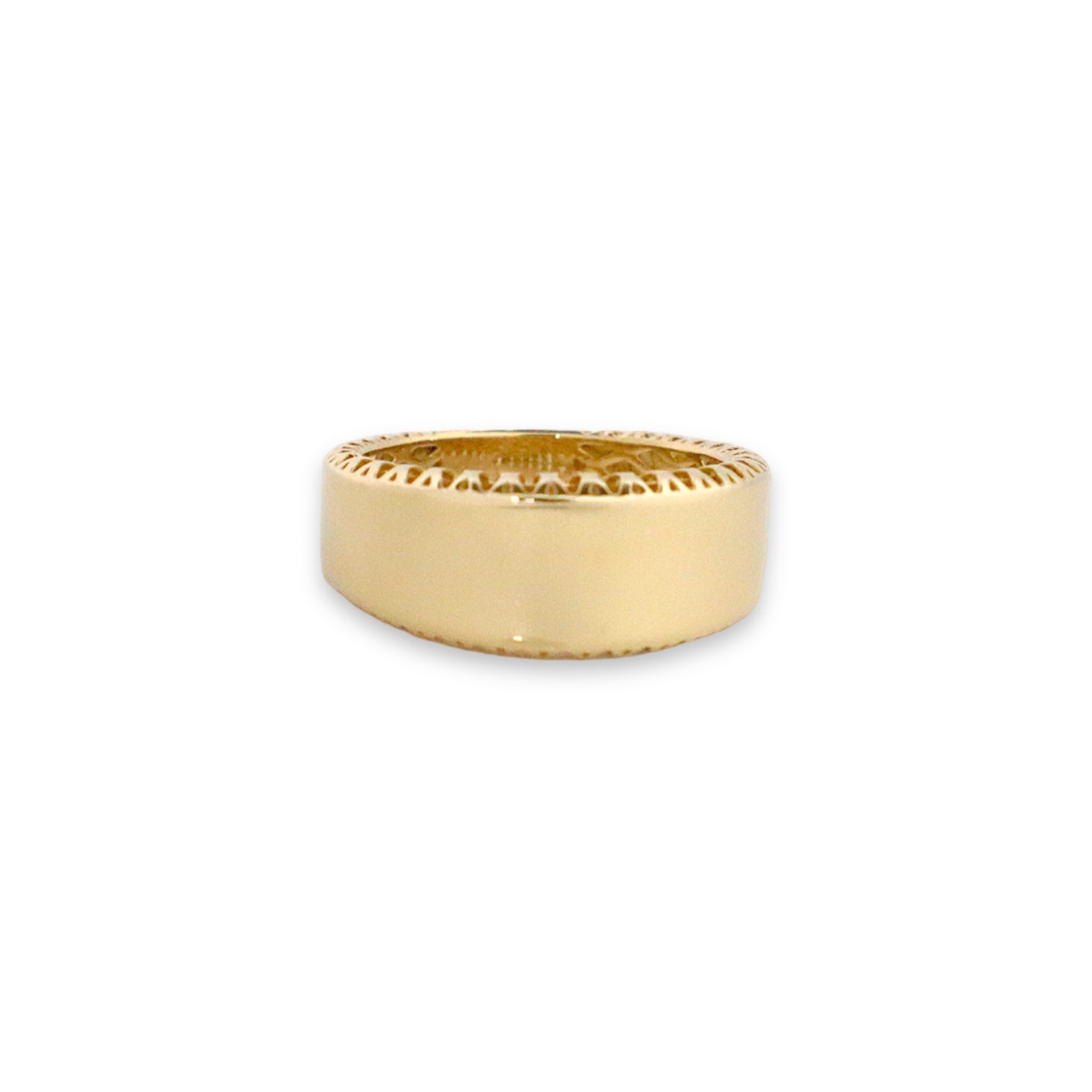 Smooth Finish - 14k Gold Ring