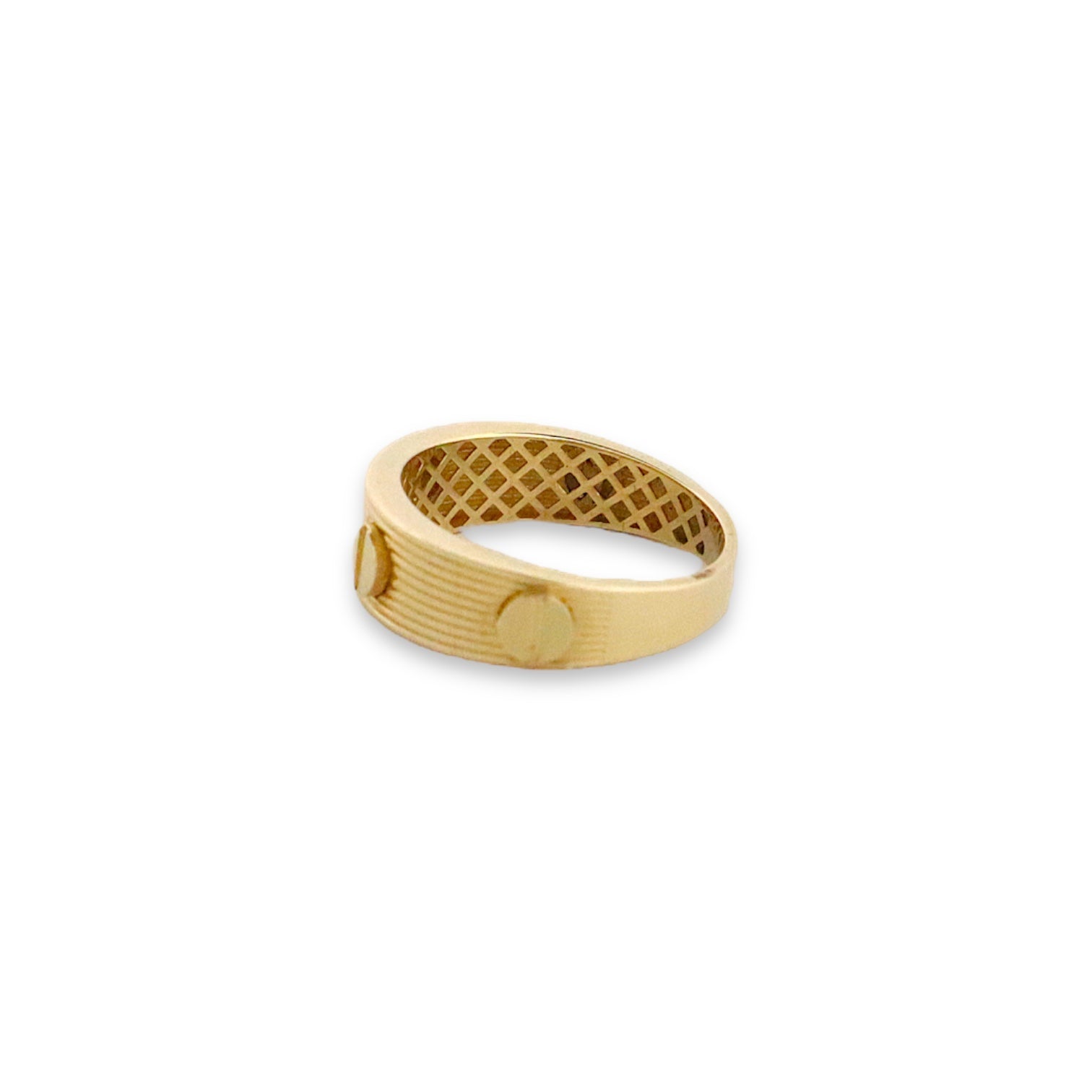 Lock Ring - 14k Gold Ring