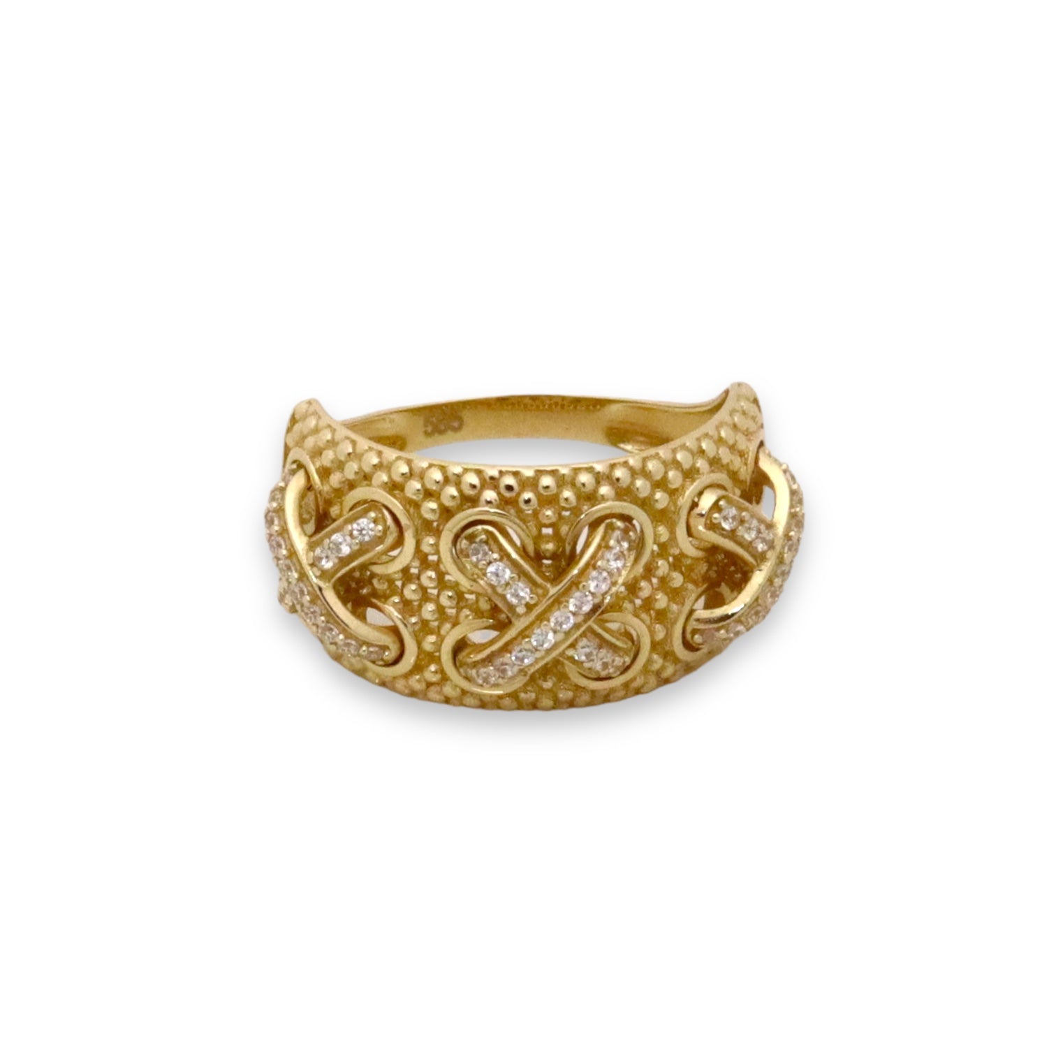 Patch Ring - 14k Gold Ring